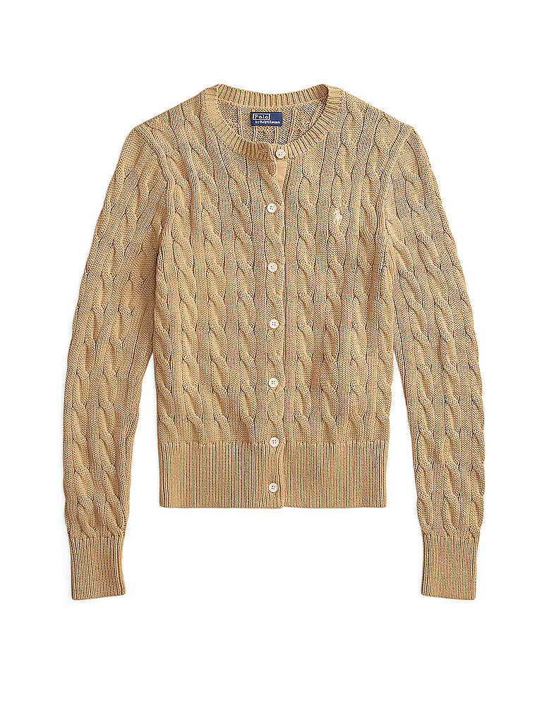 POLO RALPH LAUREN Cardigan Slim Fit camel | L