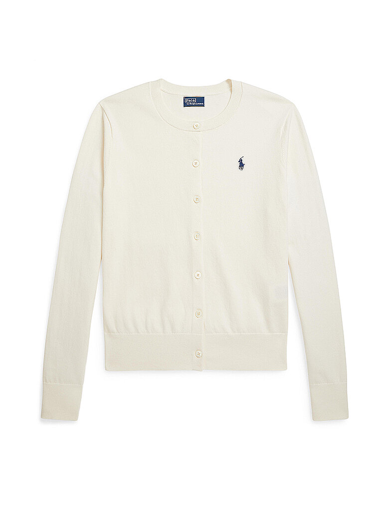POLO RALPH LAUREN Strickjacke creme | XS