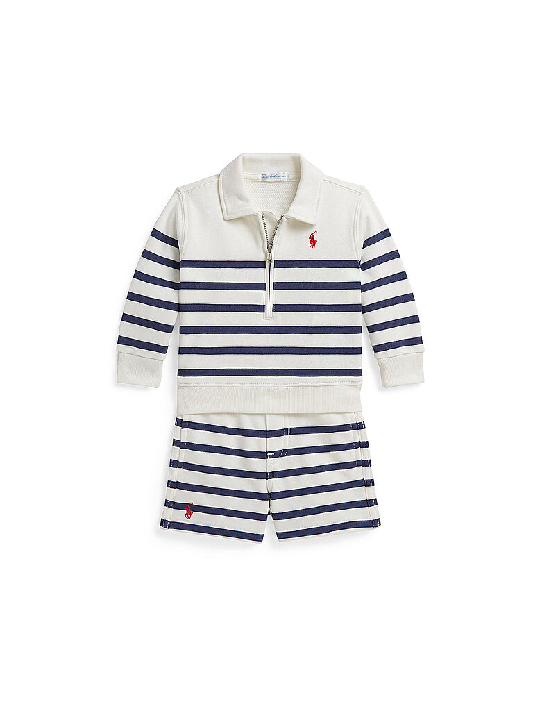 POLO RALPH LAUREN Baby Set 2-teilig Pullover und Shorts creme | 62