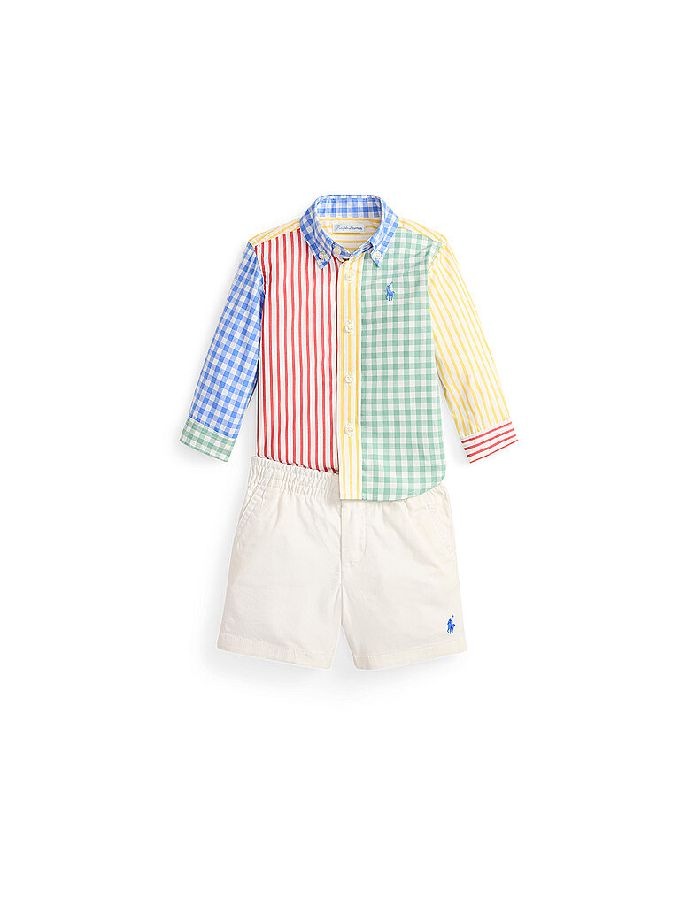 POLO RALPH LAUREN Baby Set Hemt mit Hose blau | 68