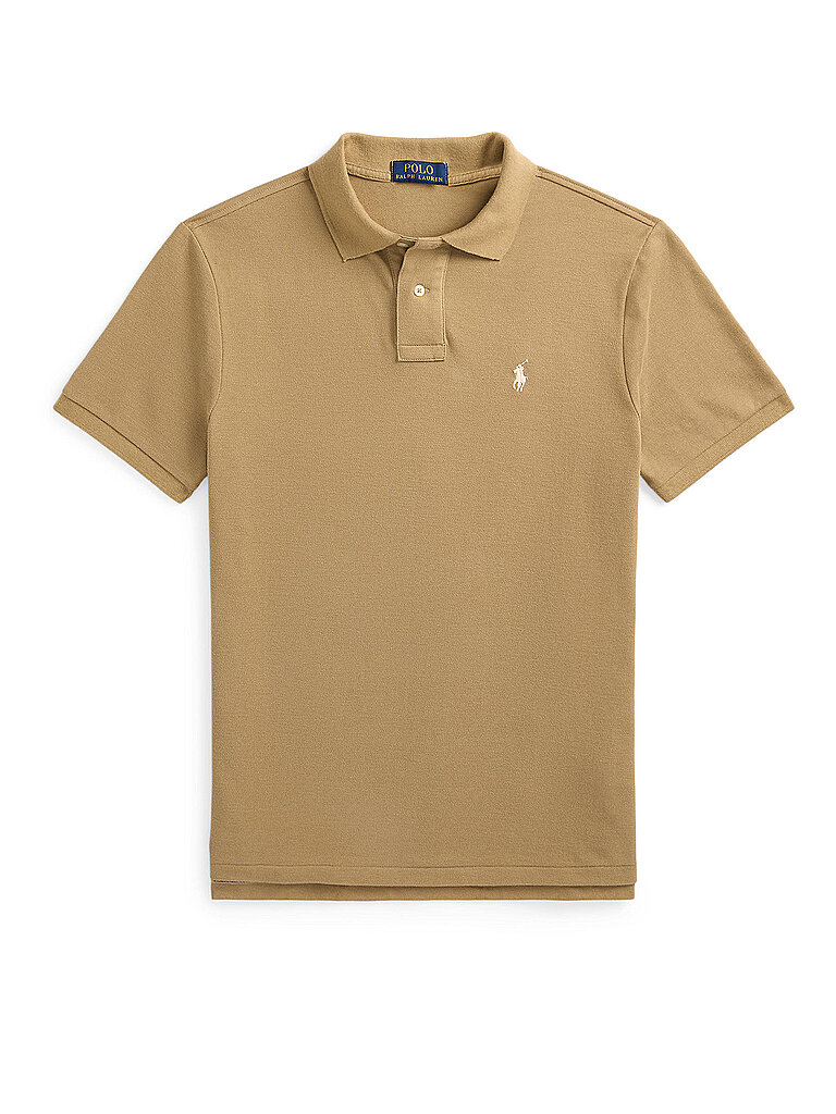 POLO Poloshirt Custom Slim Fit beige S herren