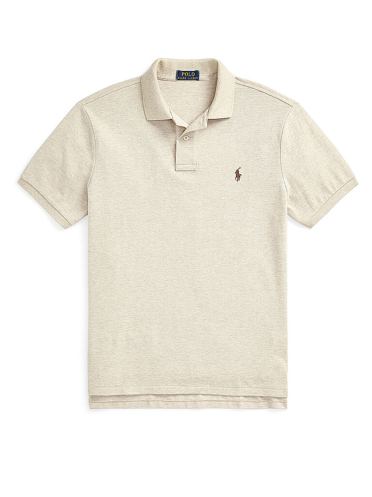 POLO RALPH LAUREN Poloshirt Custom Slim Fit creme | M