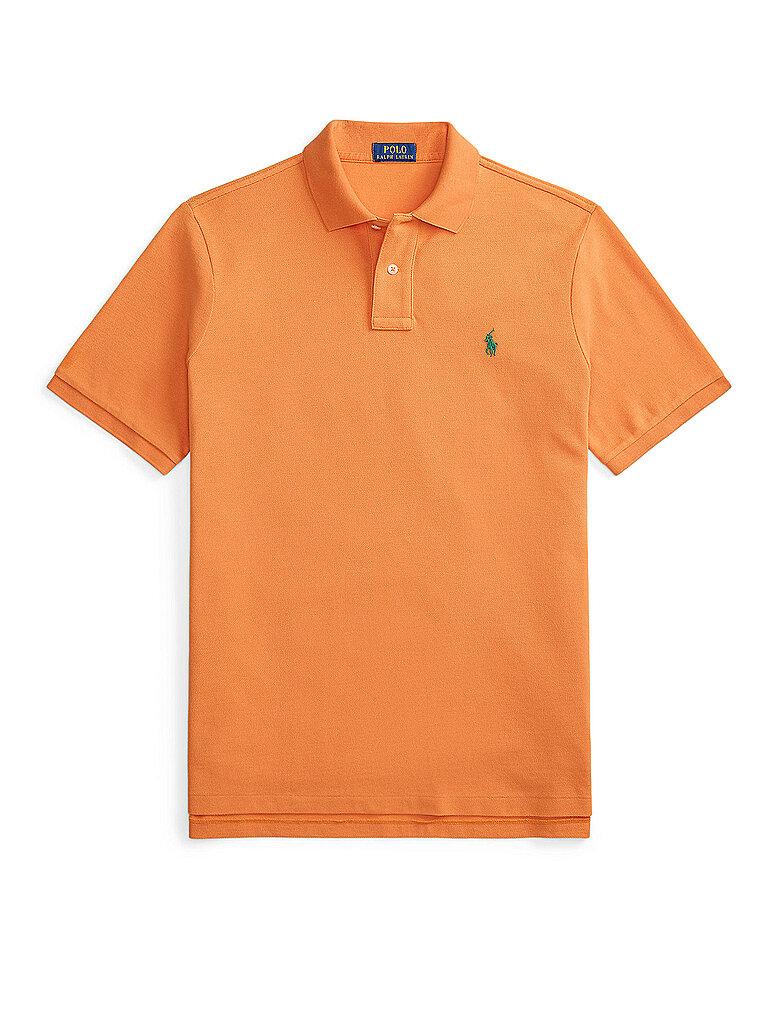 Polo Ralph Lauren Herren Orange Poloshirt Custom Slim Fit | Mittel