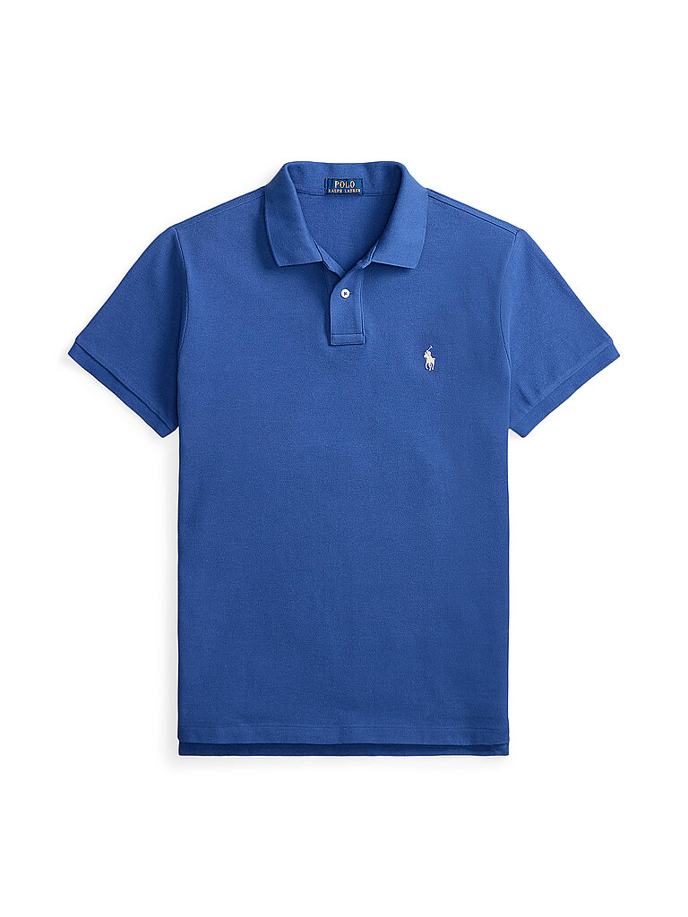 POLO Poloshirt Custom Slim Fit blau L herren