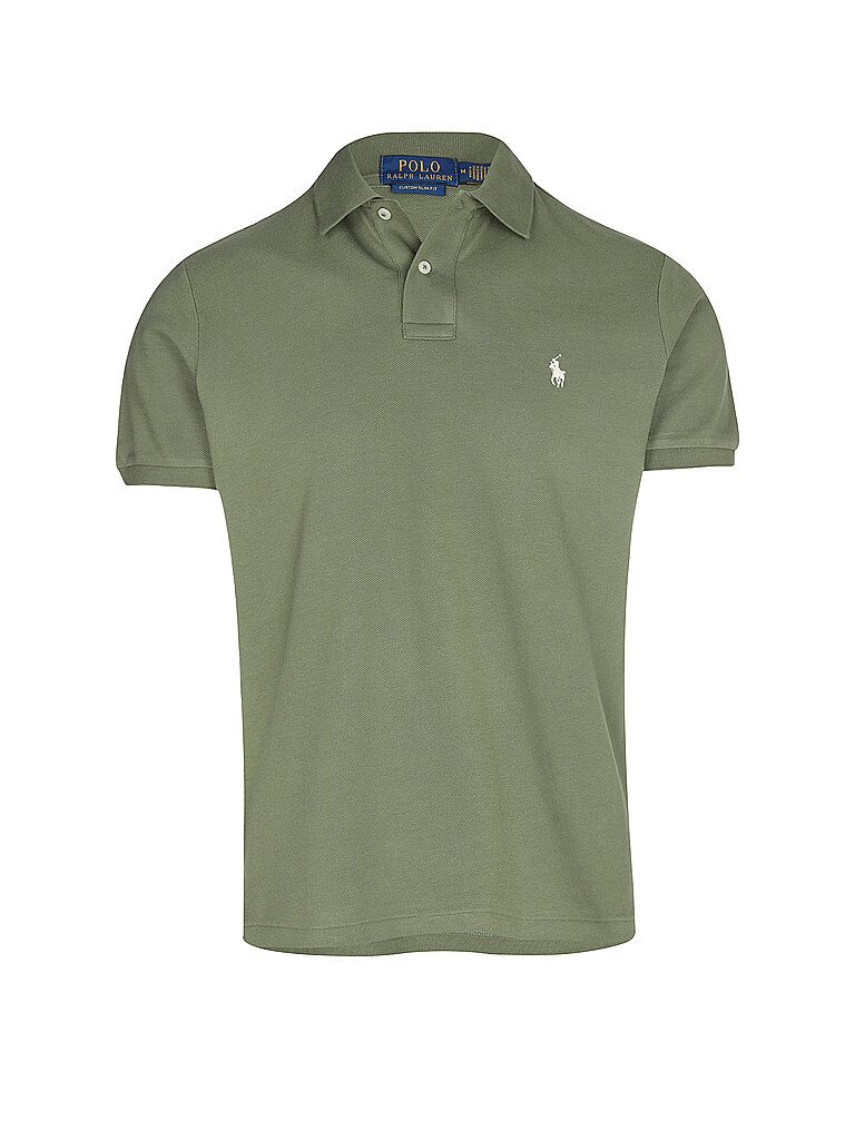 POLO RALPH LAUREN Poloshirt Custom Slim Fit olive | M