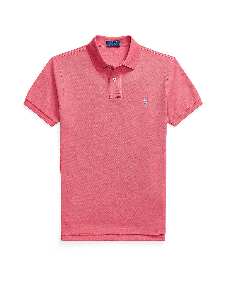 POLO Poloshirt Slim Fit pink M herren