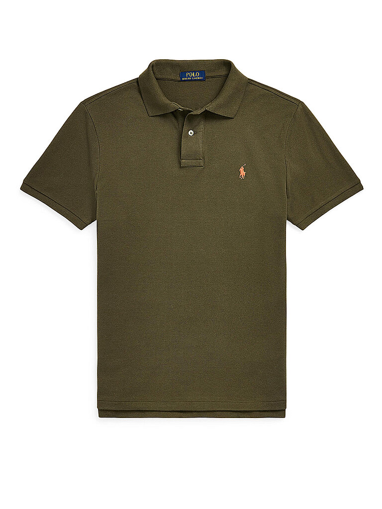 POLO Poloshirt Slim Fit olive M herren
