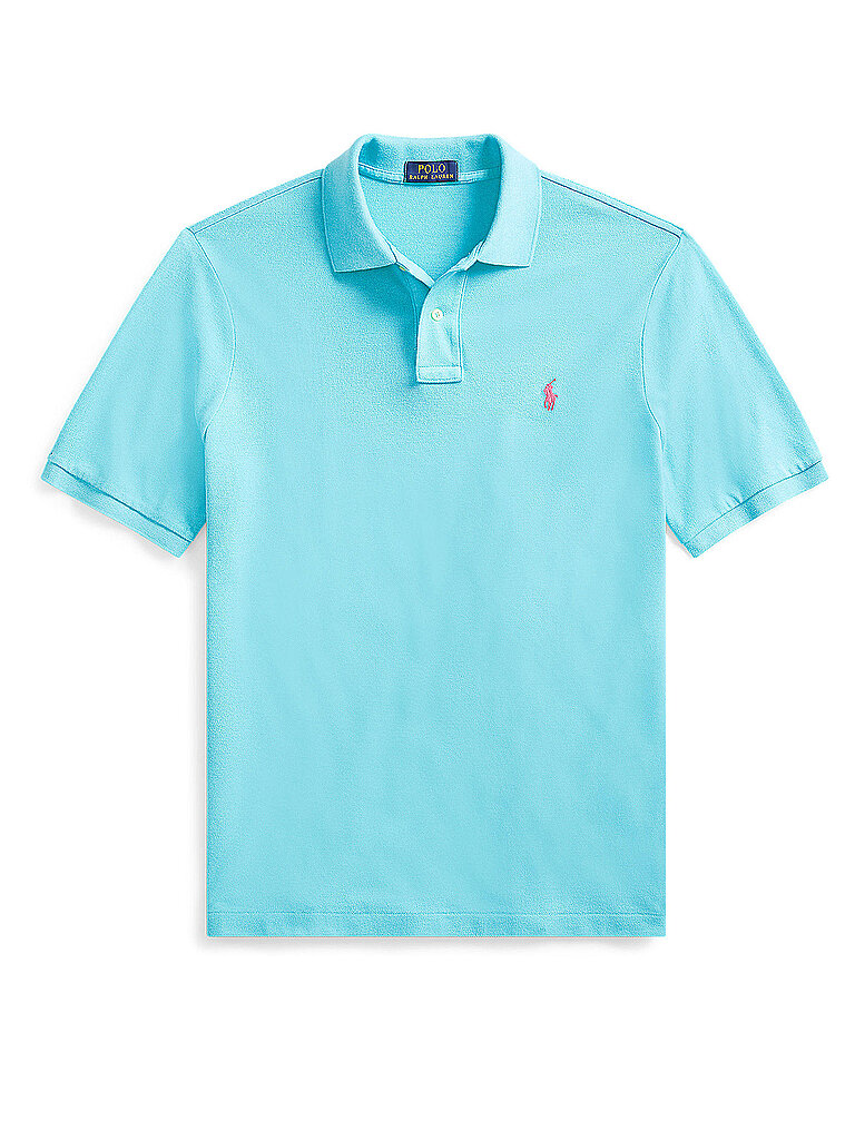 POLO RALPH LAUREN Poloshirt Slim Fit türkis | L