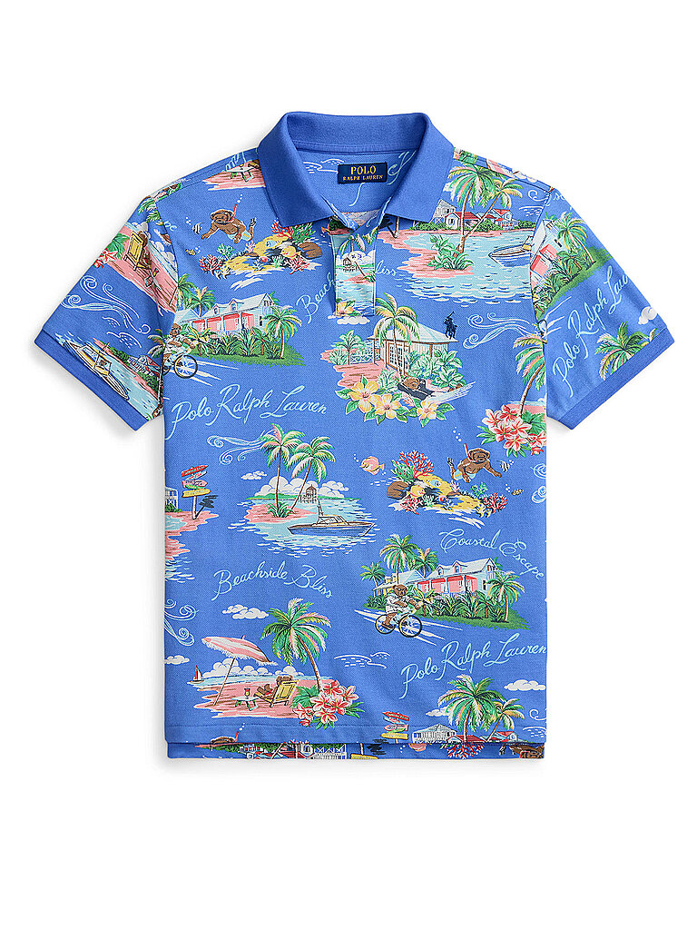 POLO Poloshirt lila S herren
