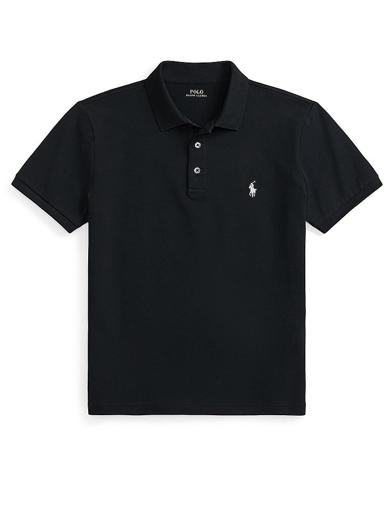 POLO RALPH LAUREN Poloshirt Custom Slim Fit schwarz | XL