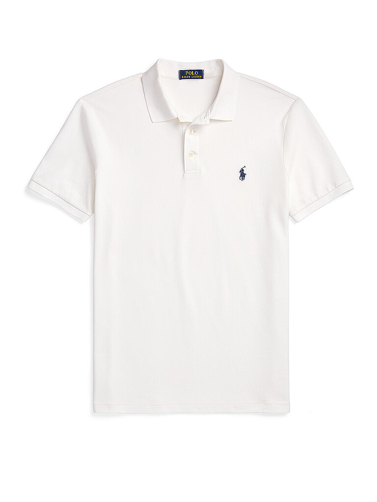 POLO RALPH LAUREN Poloshirt Custom Slim Fit weiss | XXL