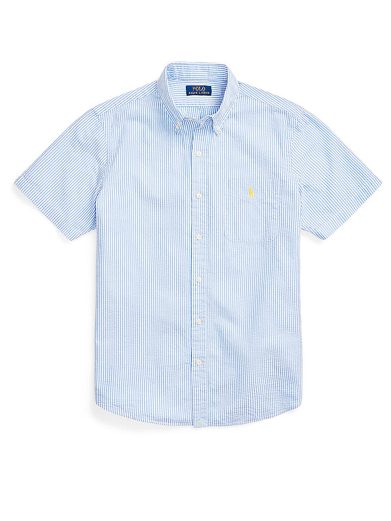 POLO Hemd Custom Fit hellblau XL herren