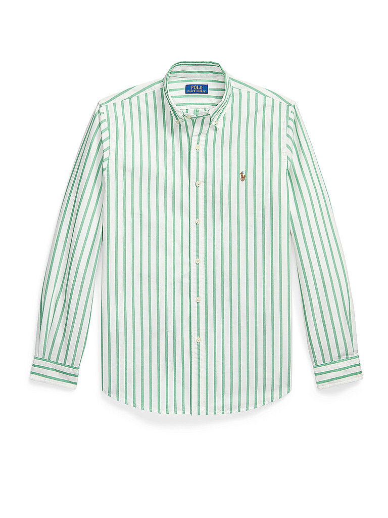 POLO RALPH LAUREN Hemd Custom Fit grün | XL
