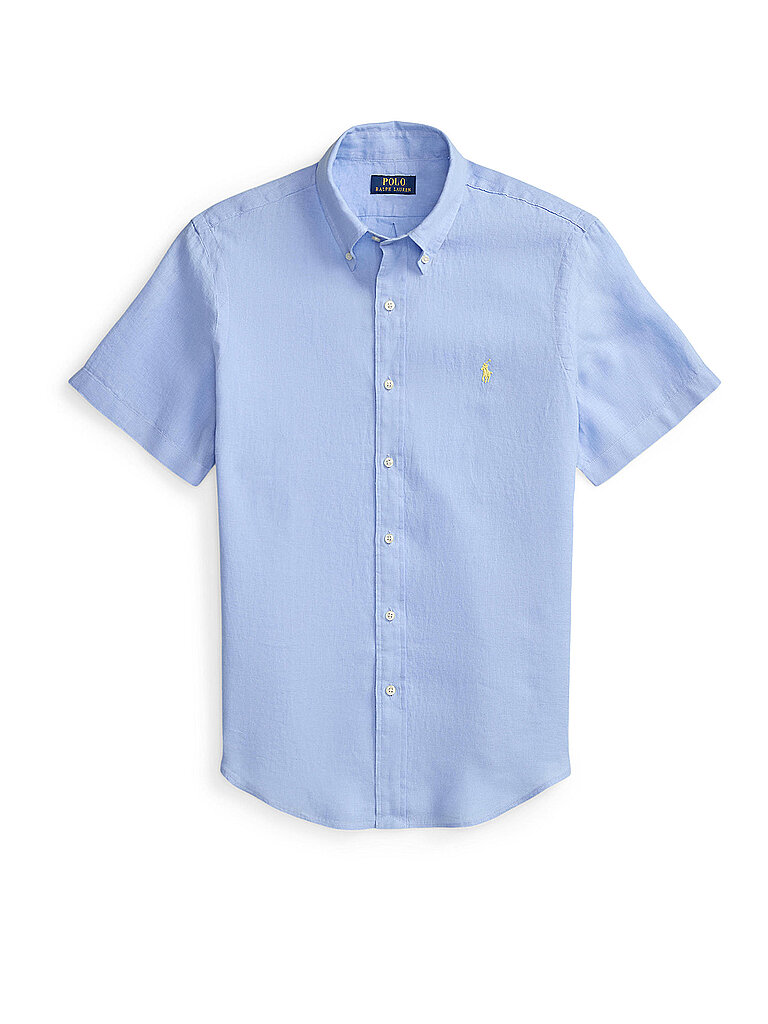 POLO Leinenhemd hellblau XXL herren