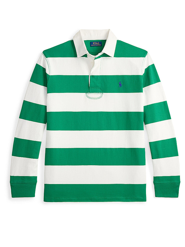 POLO Rugby Shirt grün XL herren