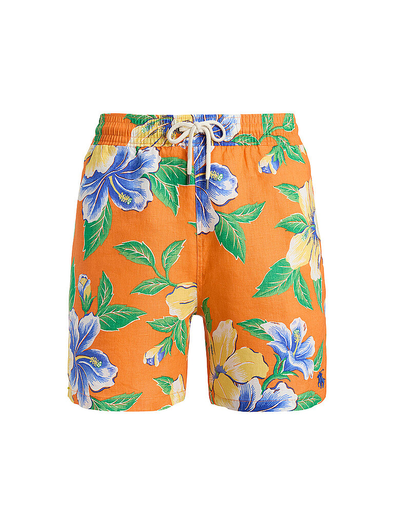 POLO Leinenshorts orange L herren
