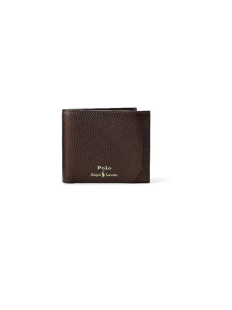 POLO RALPH LAUREN Geschenkset - Geldbörse, Kartenetui und Schlüsselanhänger braun
