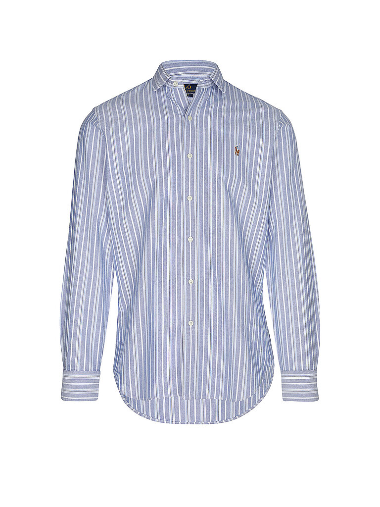POLO Hemd Slim Fit hellblau L herren