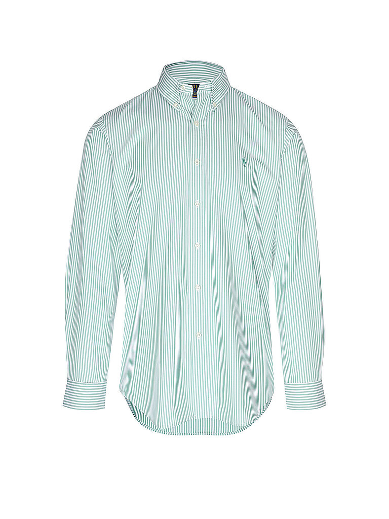 POLO Hemd Custom Fit hellgrün L herren