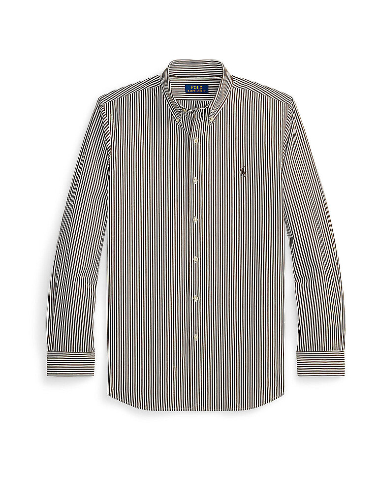 POLO RALPH LAUREN Hemd Custom Fit braun | XL
