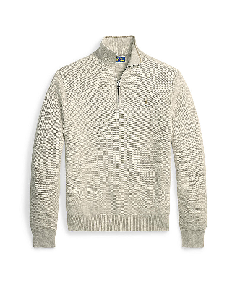 POLO RALPH LAUREN Troyer Pullover  beige | XL