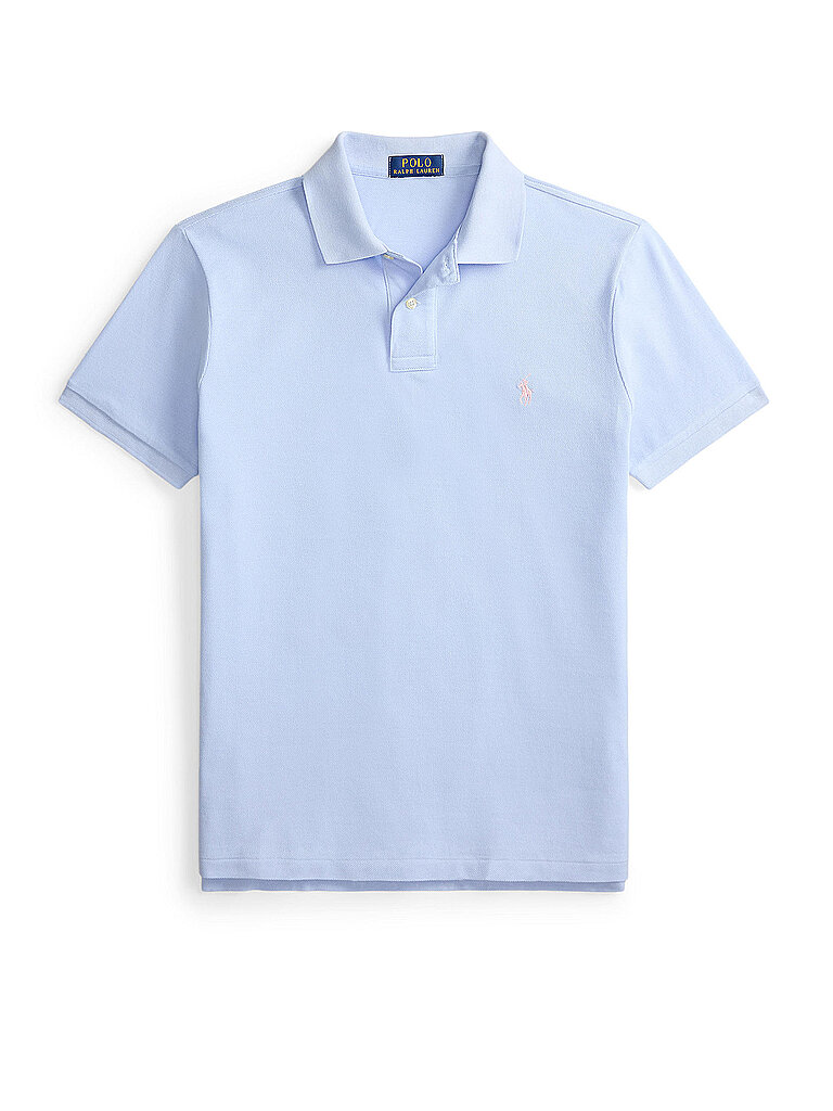 POLO Poloshirt Slim Fit hellblau S herren