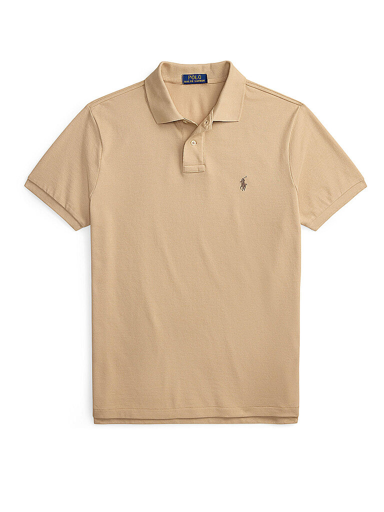 POLO Poloshirt Custom Slim Fit beige S herren
