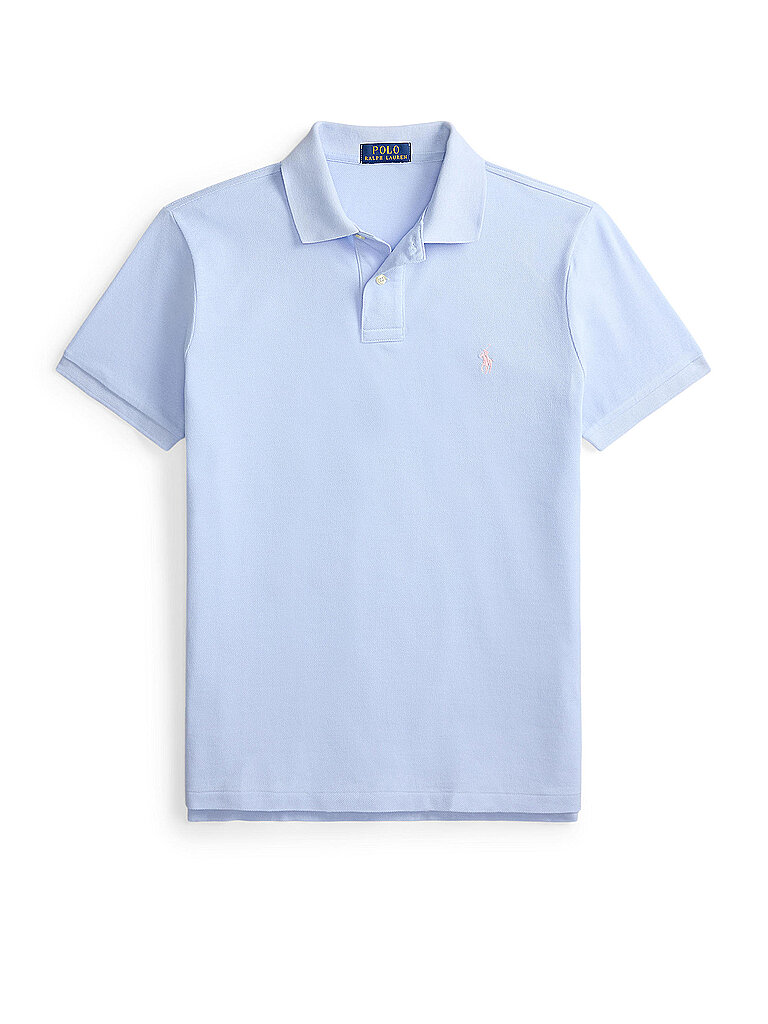 POLO Poloshirt Custom Slim Fit hellblau XXL herren