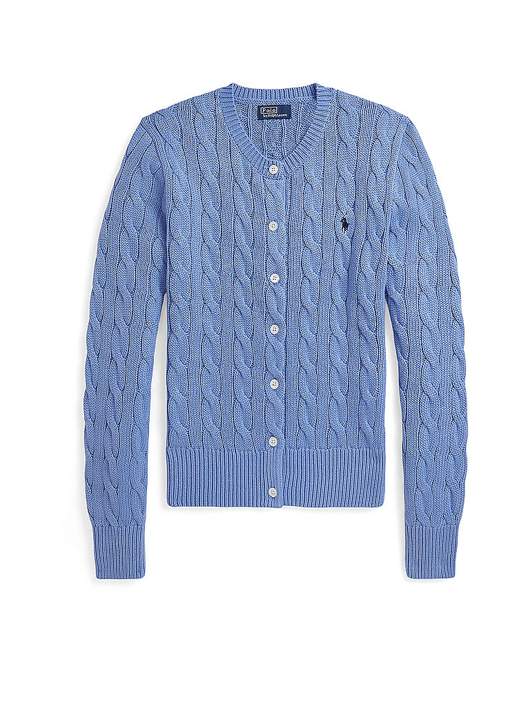 POLO RALPH LAUREN Cardigan Slim Fit hellblau