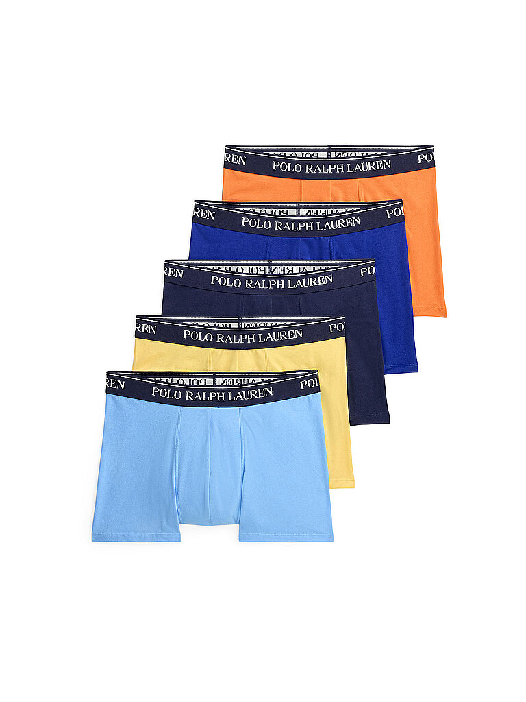 POLO RALPH LAUREN Pants 5er Pkg. blue /banana/navy/orange blau