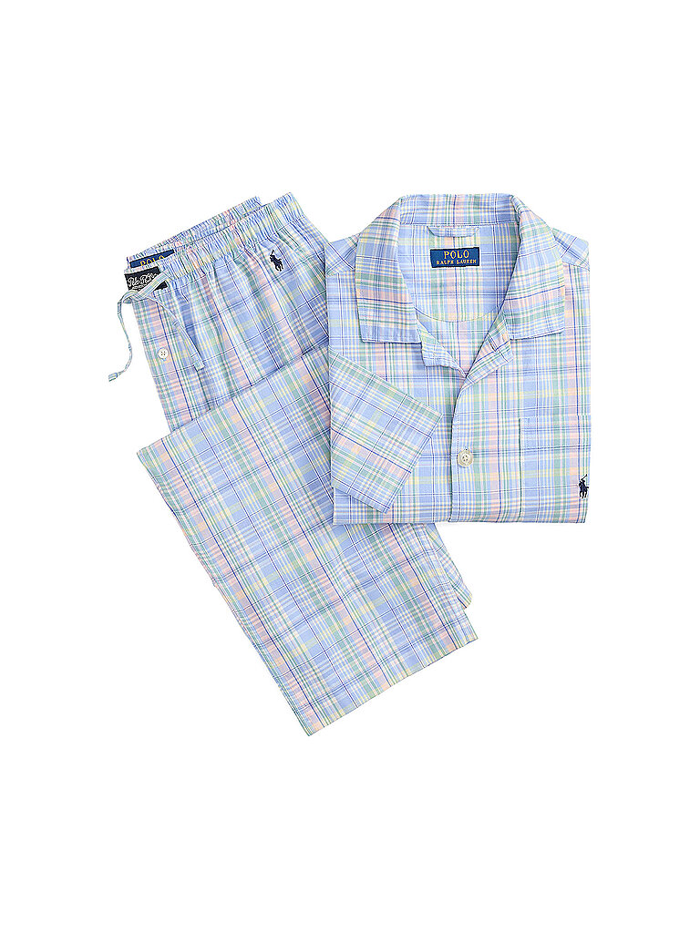 POLO Pyjama blau M herren