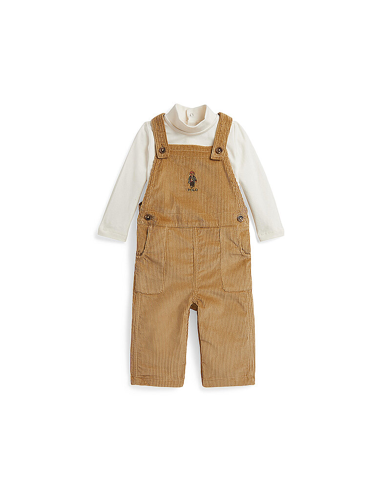 POLO RALPH LAUREN Baby Set 2-teilig Body und Strampler braun | 74