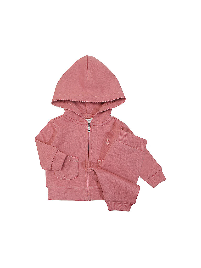 POLO RALPH LAUREN Baby Set 2-teilig Sweatjacke und Hose kupfer | 74