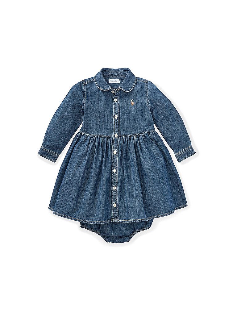 POLO RALPH LAUREN Baby Mädchen Kleid dunkelblau | 68