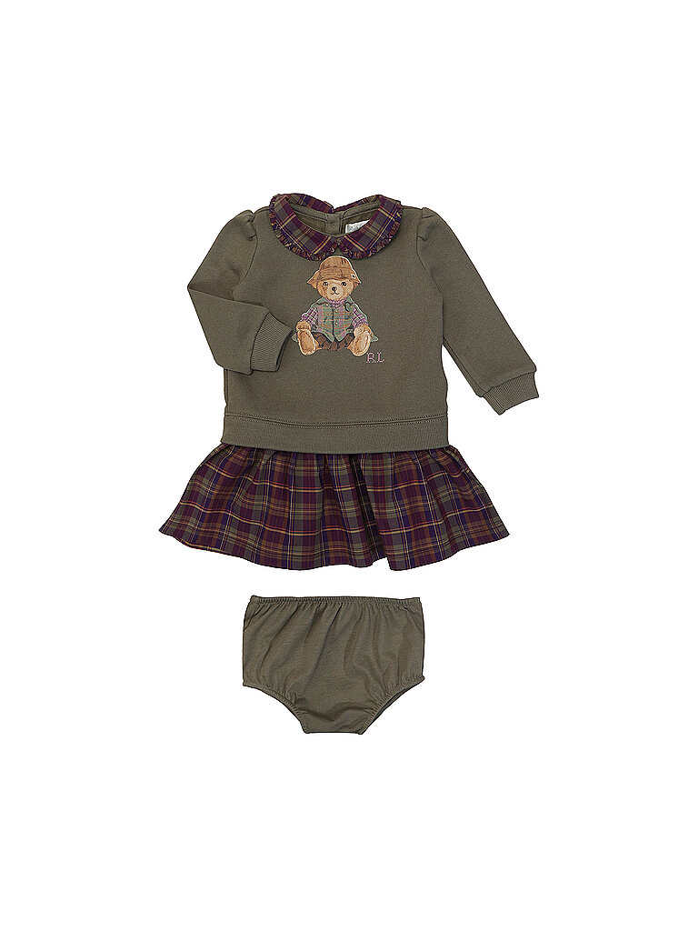 POLO RALPH LAUREN Baby Mädchen Kleid olive | 74