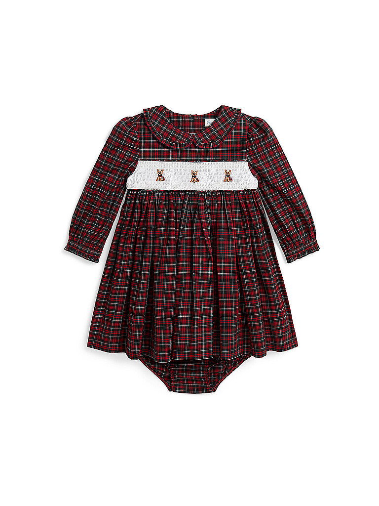 POLO RALPH LAUREN Baby Mädchen Kleid dunkelrot | 68