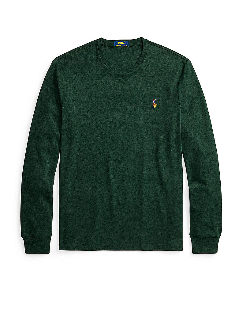 POLO RALPH LAUREN Langarmshirt  dunkelgrün | M