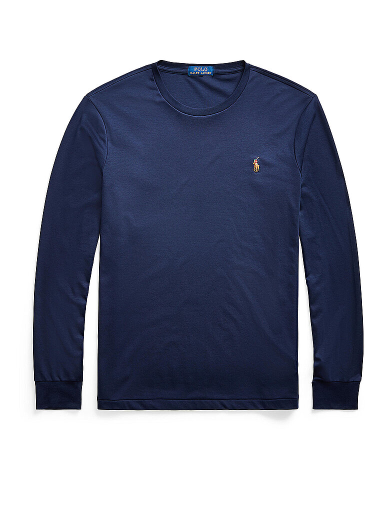 POLO RALPH LAUREN Langarmshirt  dunkelblau | S