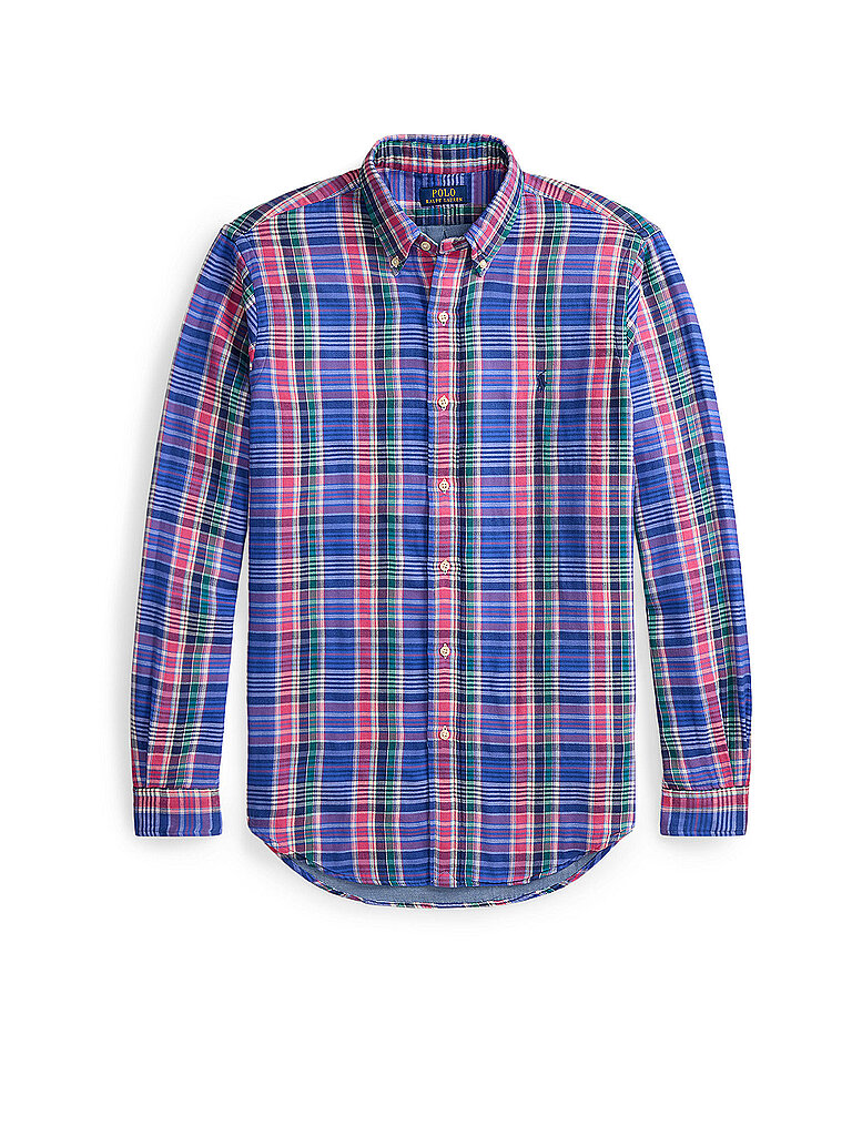 POLO RALPH LAUREN Overshirt Custom Fit lila | L