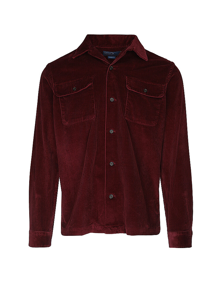 POLO RALPH LAUREN Overshirt  dunkelrot | S