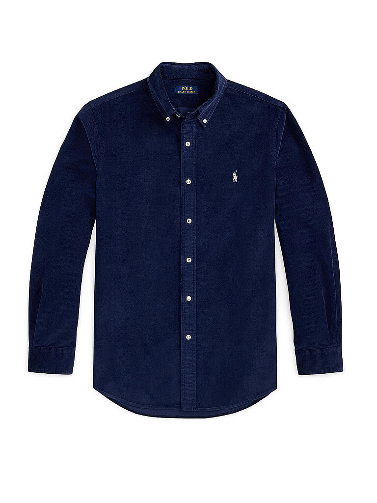POLO RALPH LAUREN Hemd Custom Fit dunkelblau | S