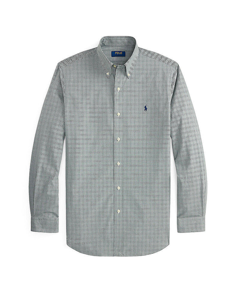 POLO RALPH LAUREN Hemd Custom Fit dunkelgrün | S