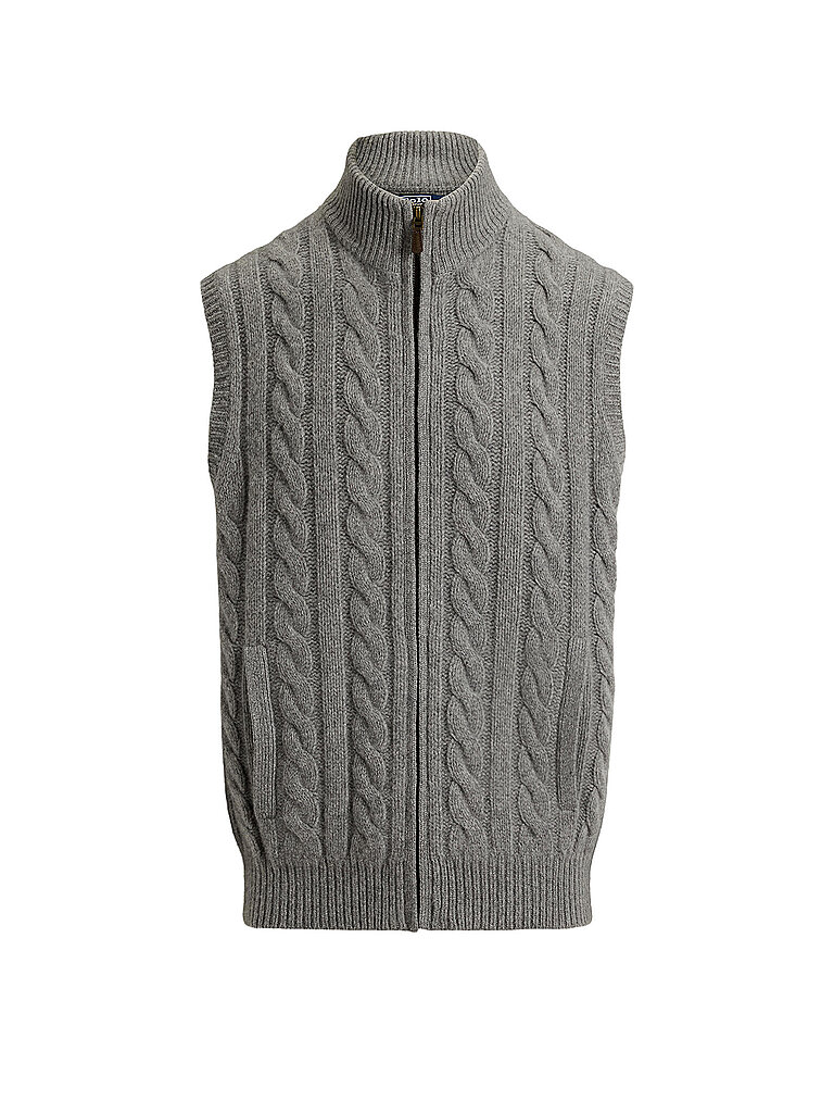 POLO RALPH LAUREN Strickjacke  hellgrau | S