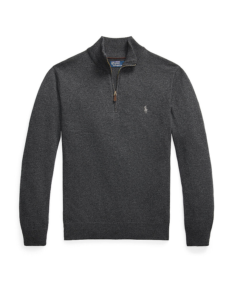 POLO RALPH LAUREN Troyer Pullover Regular Fit grau | S