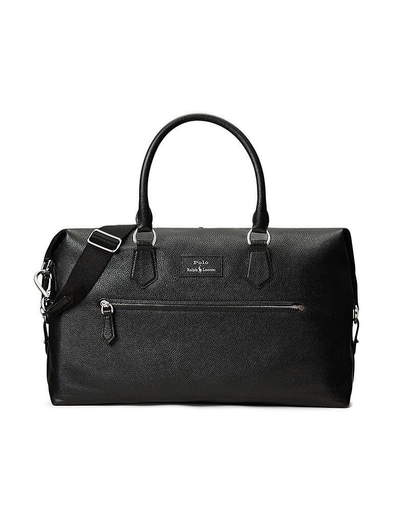 POLO RALPH LAUREN Ledertasche - Weekender schwarz
