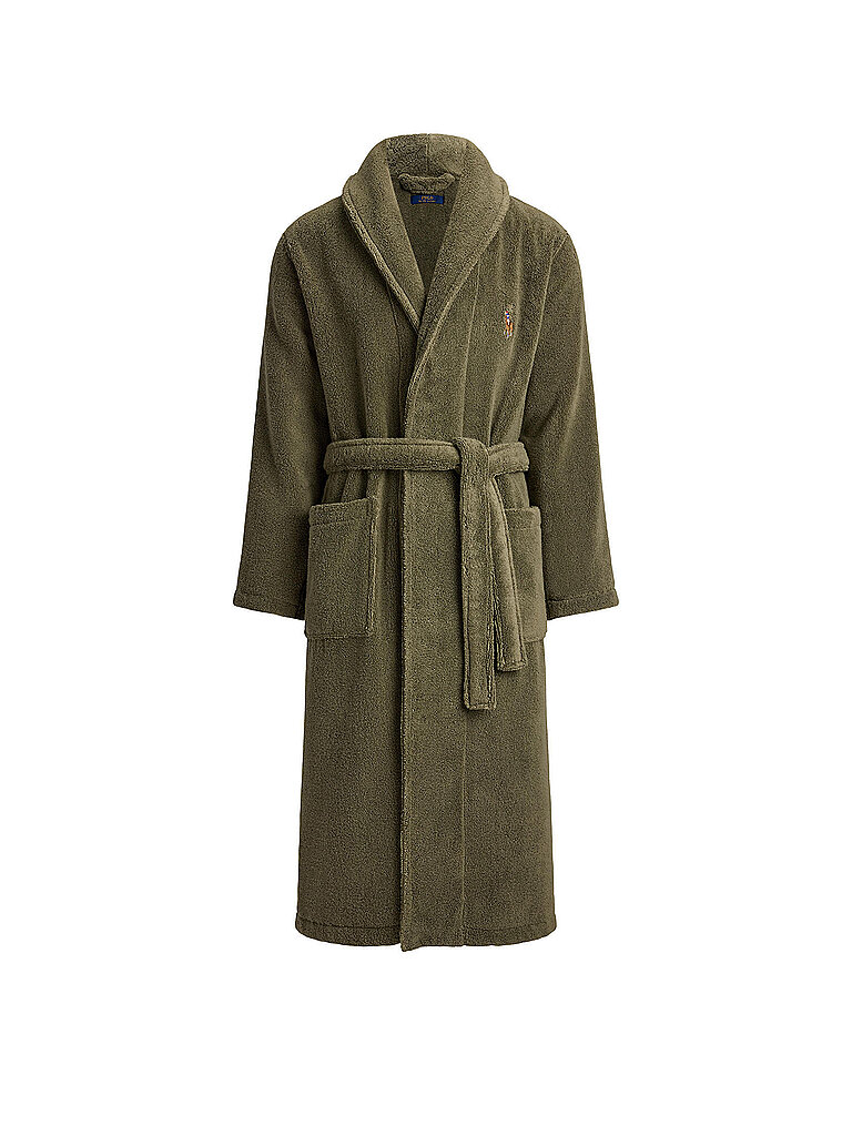 POLO RALPH LAUREN Bademantel olive | S/M