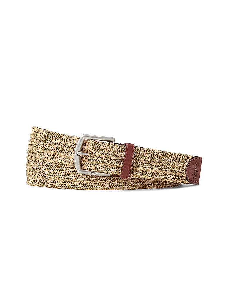 POLO Flechtgürtel beige M herren