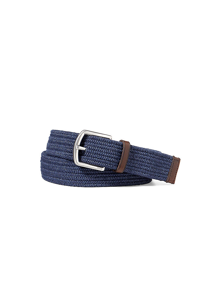 POLO RALPH LAUREN Flechtgürtel dunkelblau | M