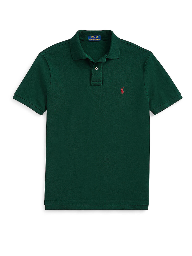 POLO Poloshirt Custom Slim Fit dunkelgrün XL herren