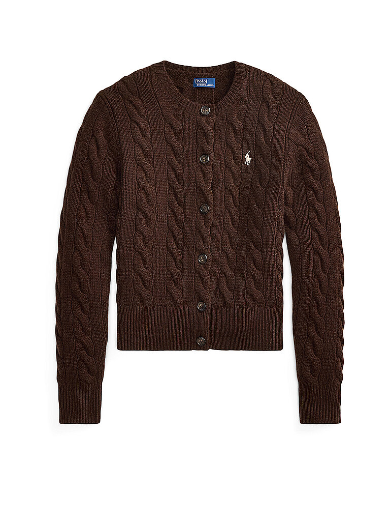 POLO RALPH LAUREN Strickjacke grau | XS